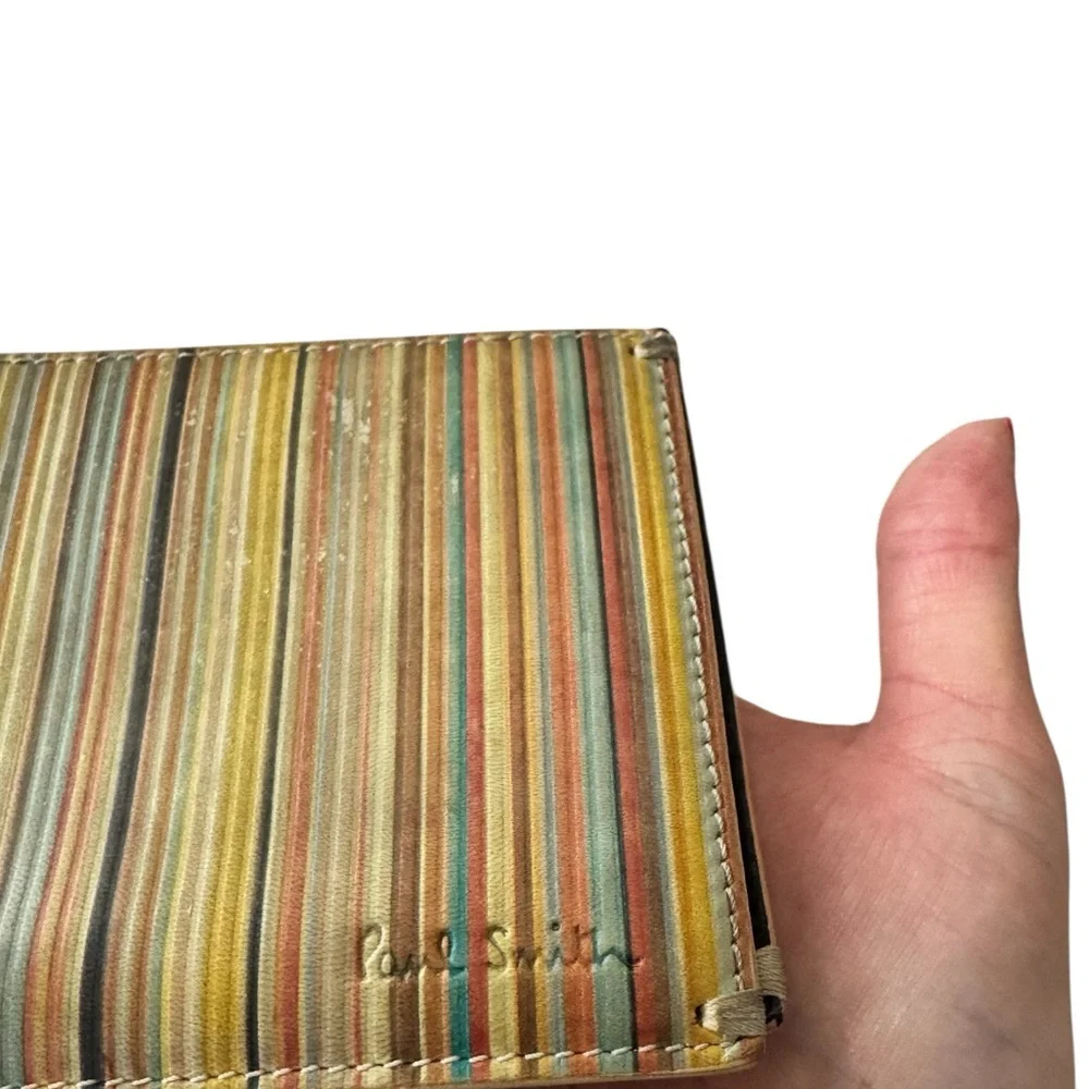 Paul‎ Smith Men’s Signature Multicolored Stripe Wallet